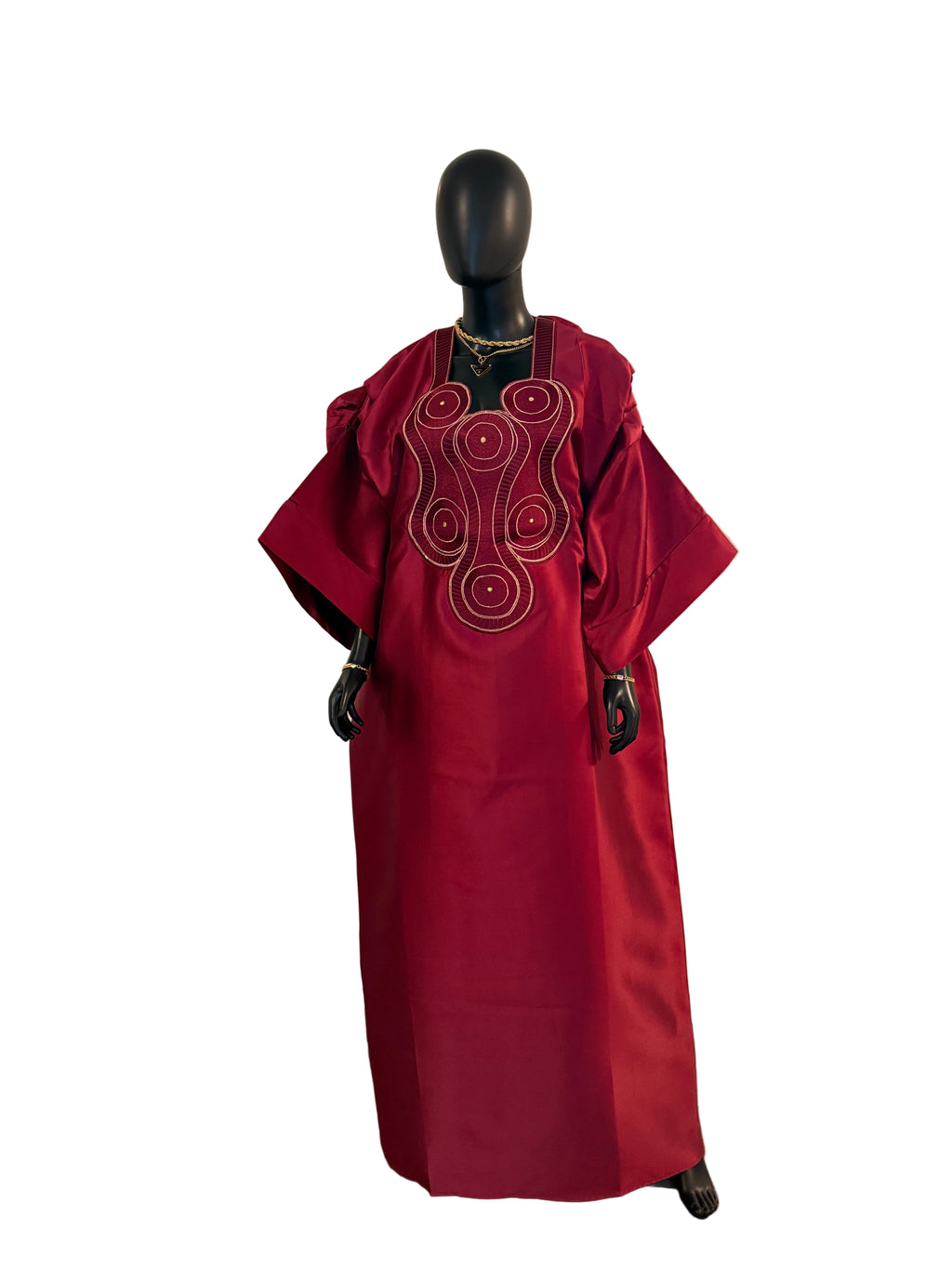 Luxury Embroidered Bubu with head wrap