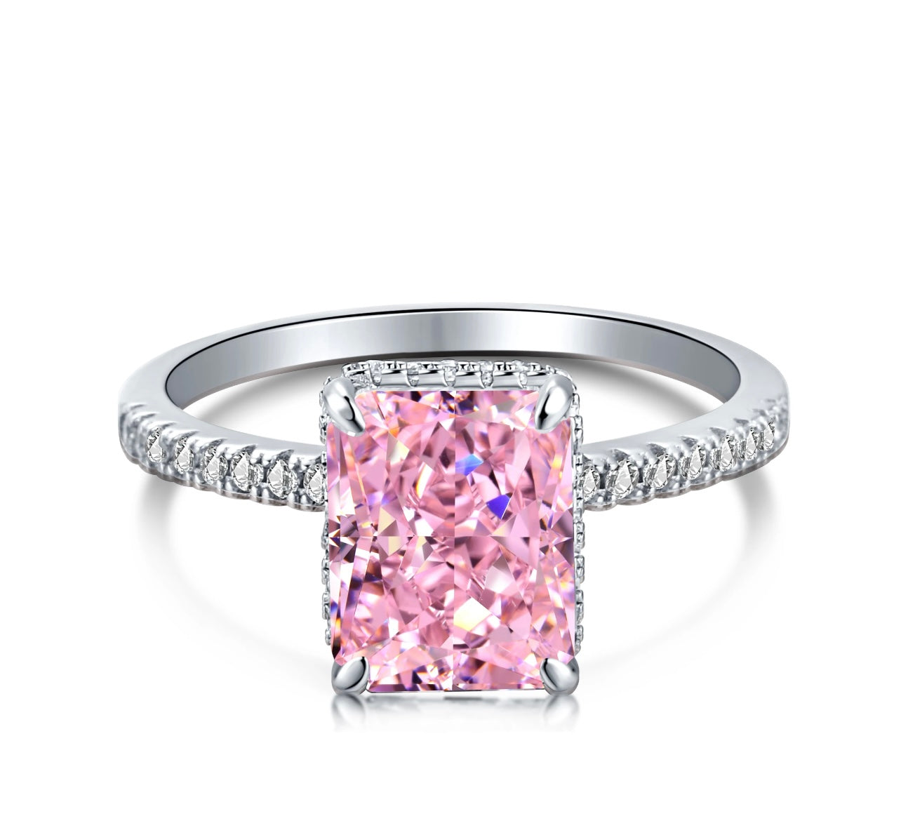 TROPHY WIFE RING (PINK) STERLING SILVER