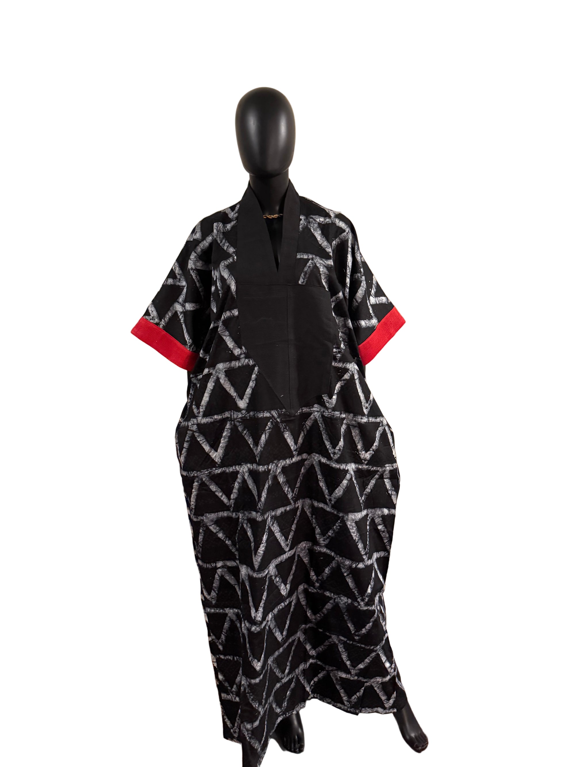 Fiona Cotton Adire free size dress