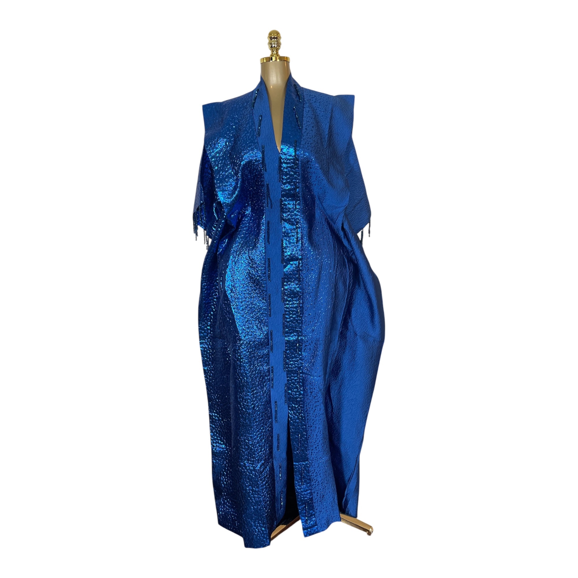 Adeola Beaded ombré Brocade Bubu