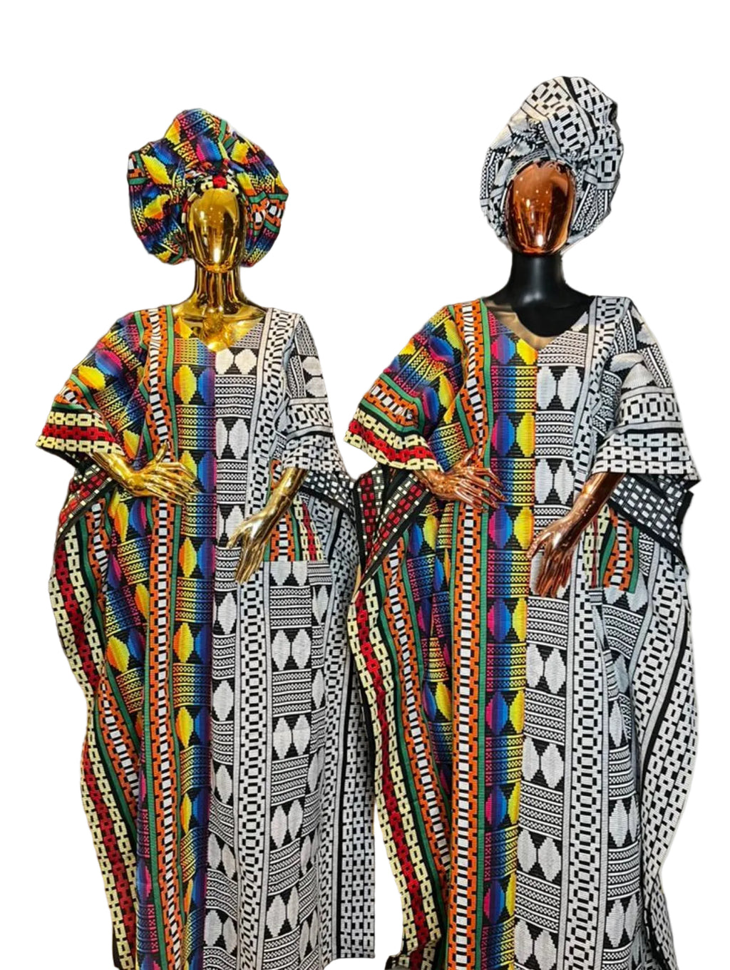Nadia  Luxury Akwete (Kente) boubou