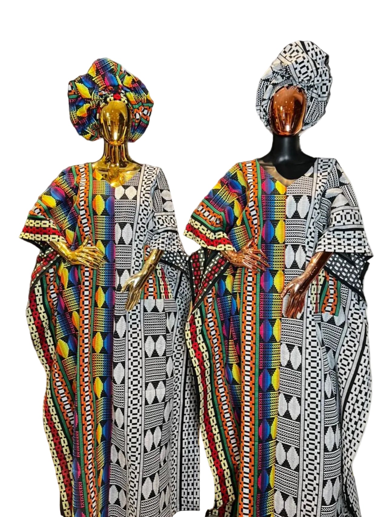 Nadia  Luxury Akwete (Kente) boubou