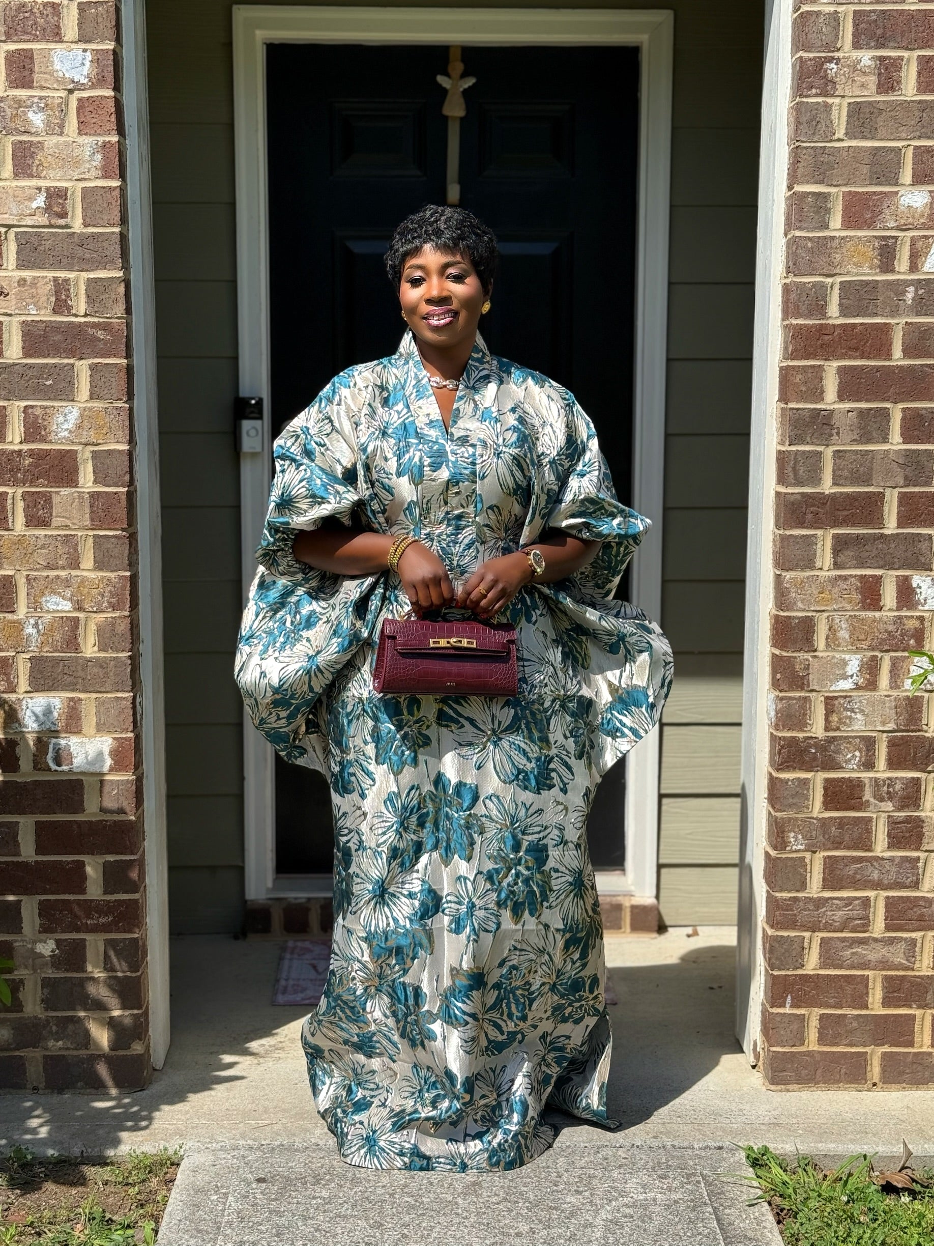 Dahlia Luxury brocade boubou dress
