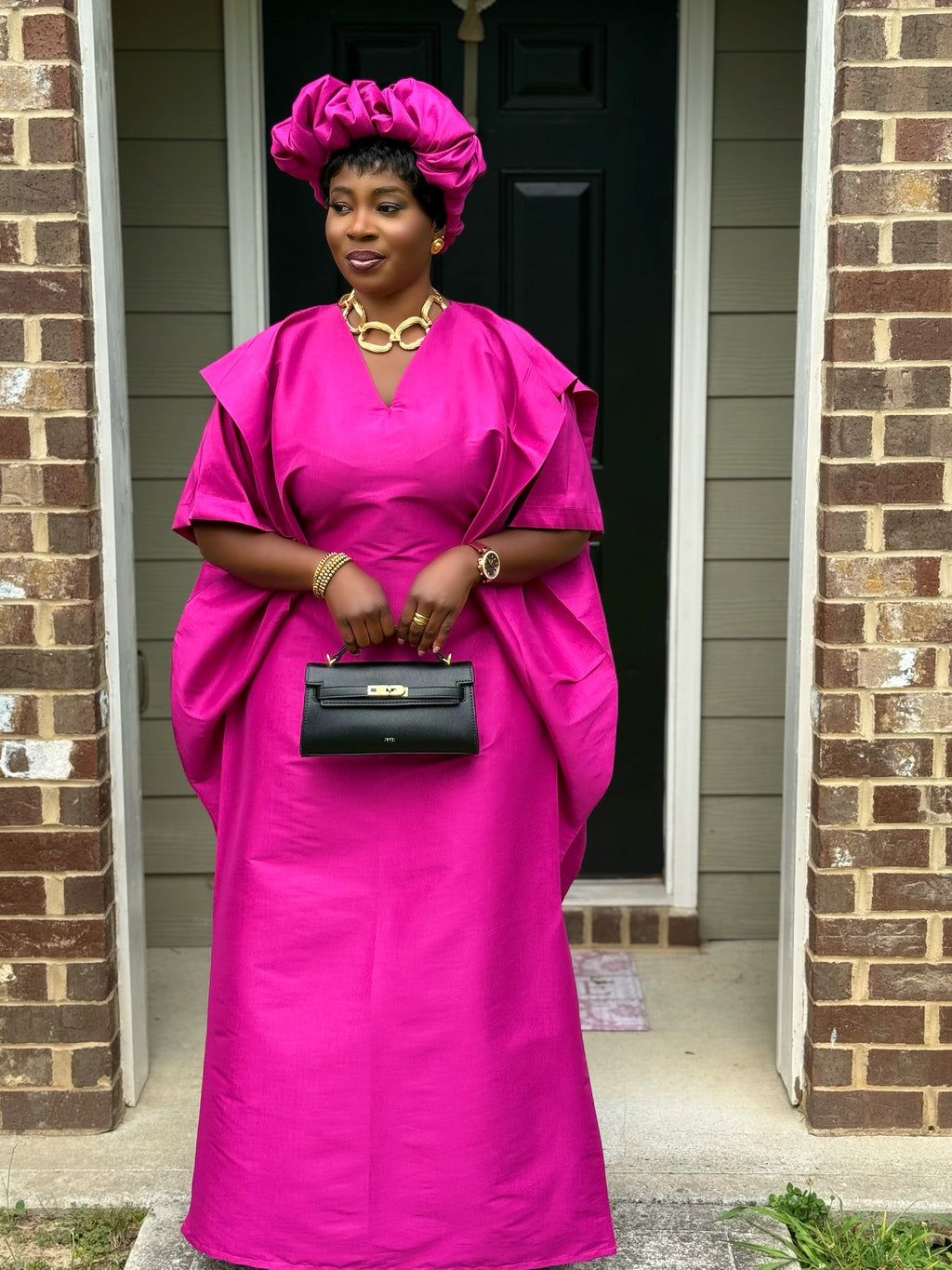 Lola Luxury Taffeta boubou Set