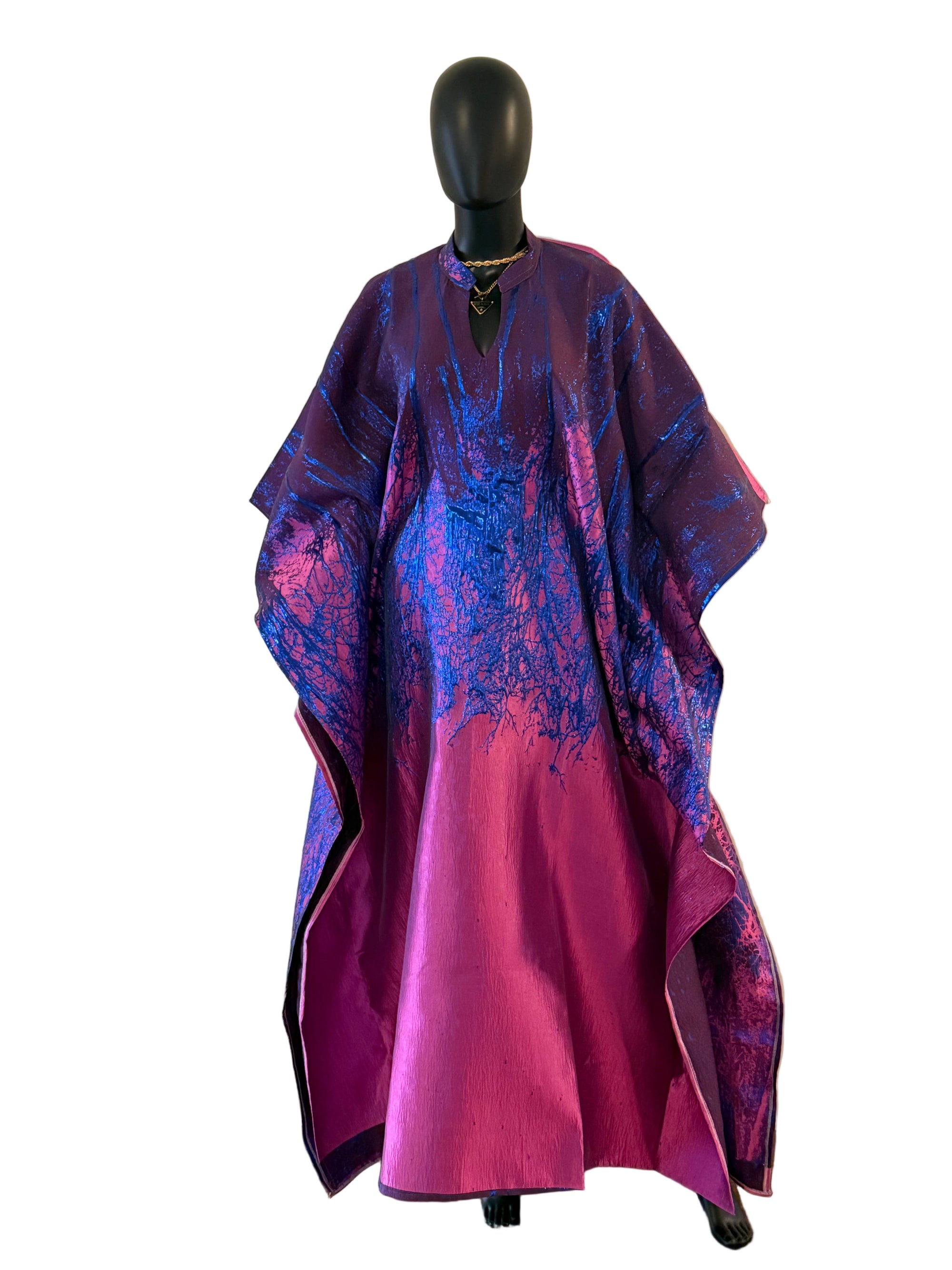 Grace  Luxury Brocade Bubu with Scarf