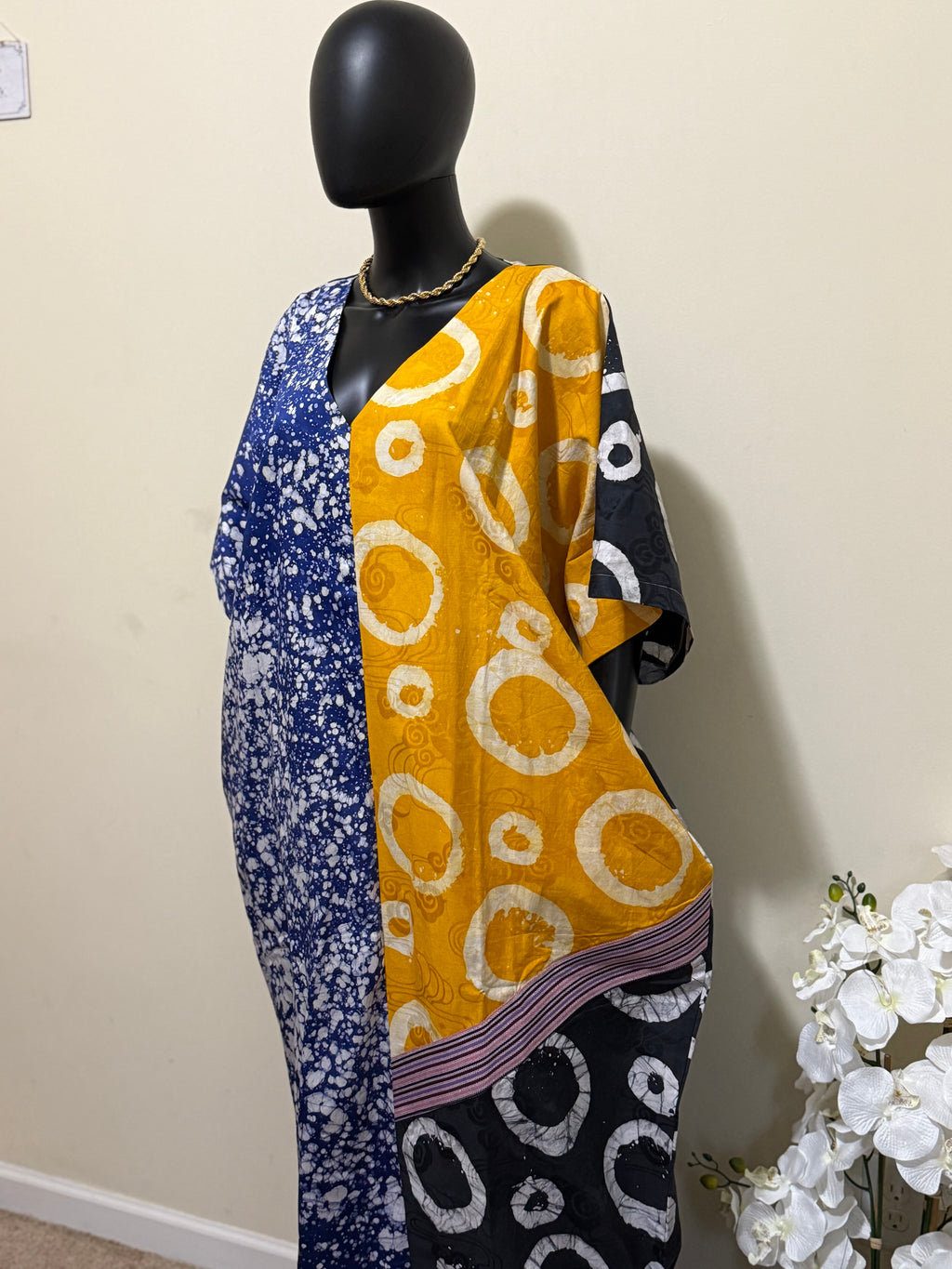 Nadia Mixed Adire and ASOKE Bubu dress 0.1