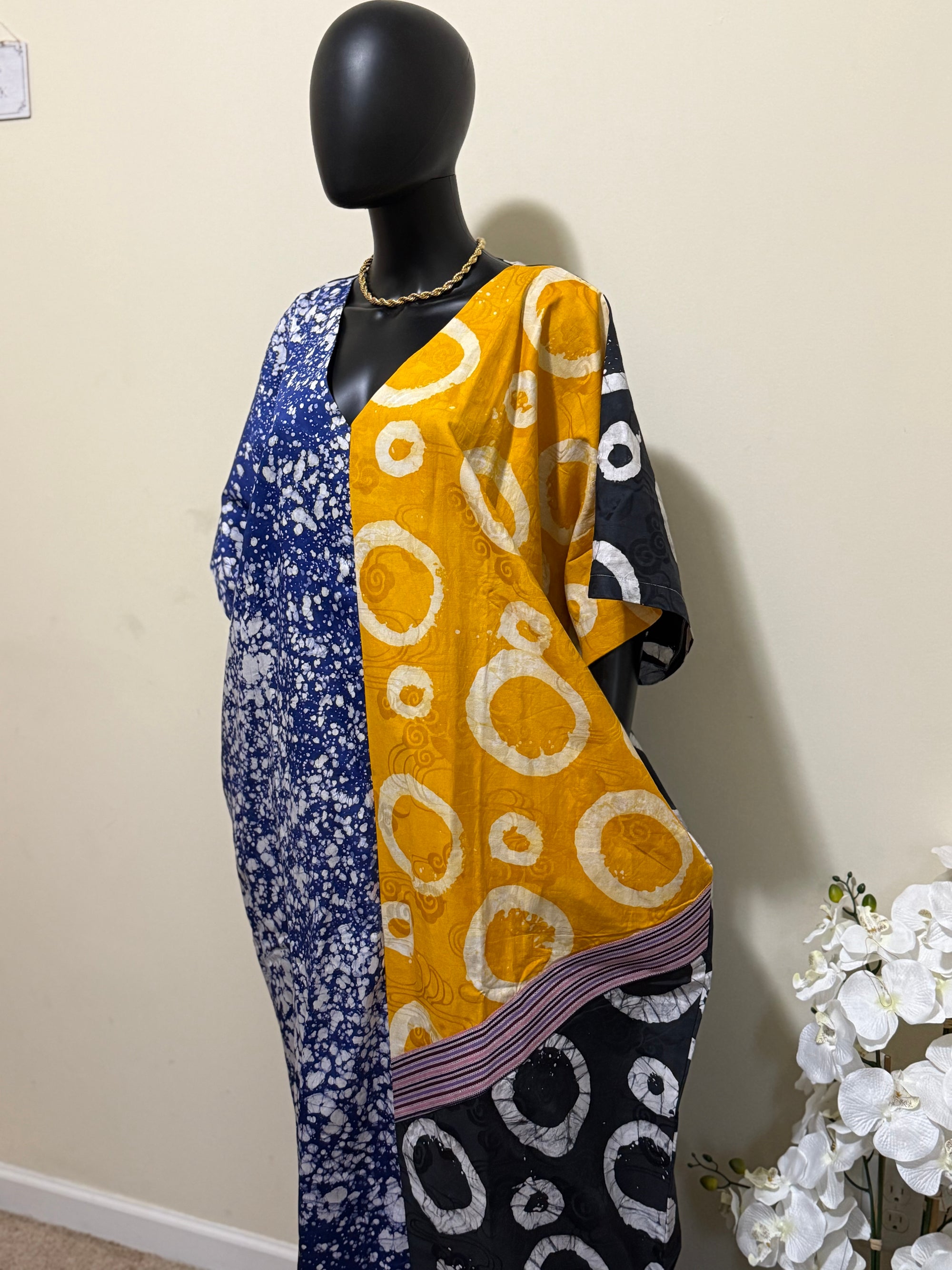 Nadia Mixed Adire and ASOKE Bubu dress 0.1