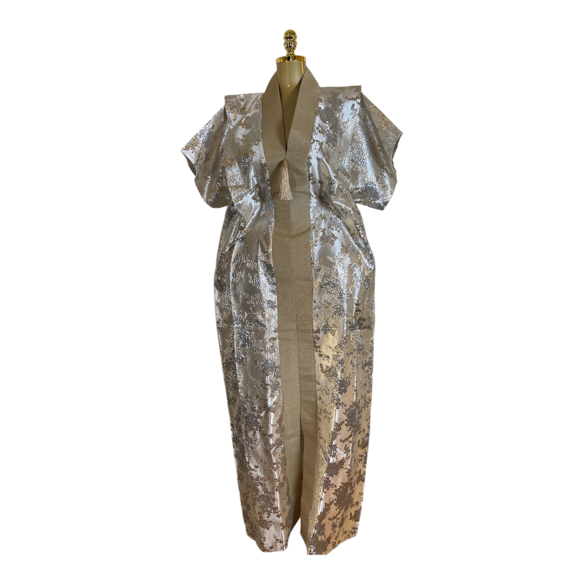 JASMIN Luxury brocade boubou dress with Asoke