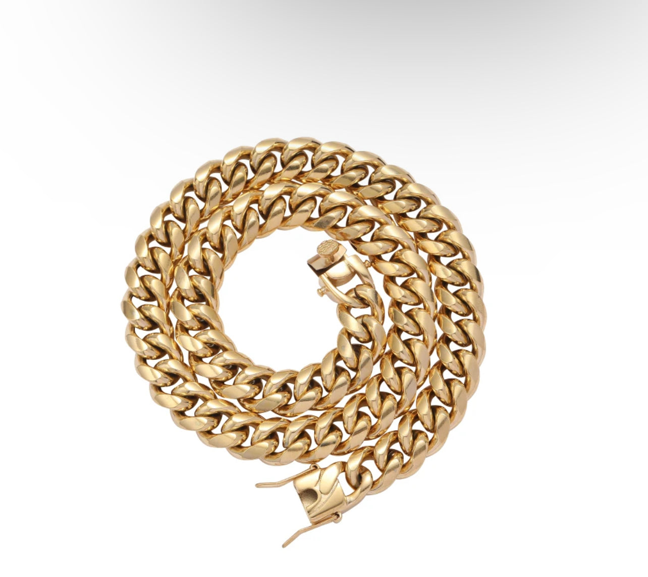 12MM 18K CUBAN LINK NECKLACE