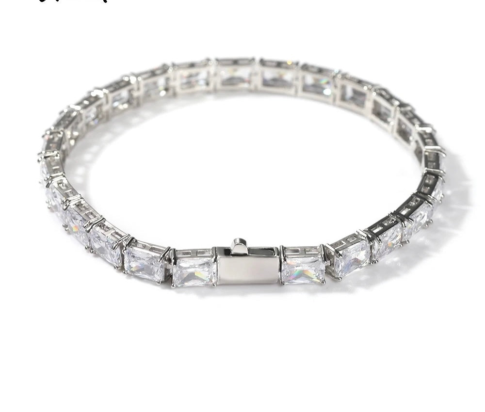 SQUARE CUT TENNIS BRACELET