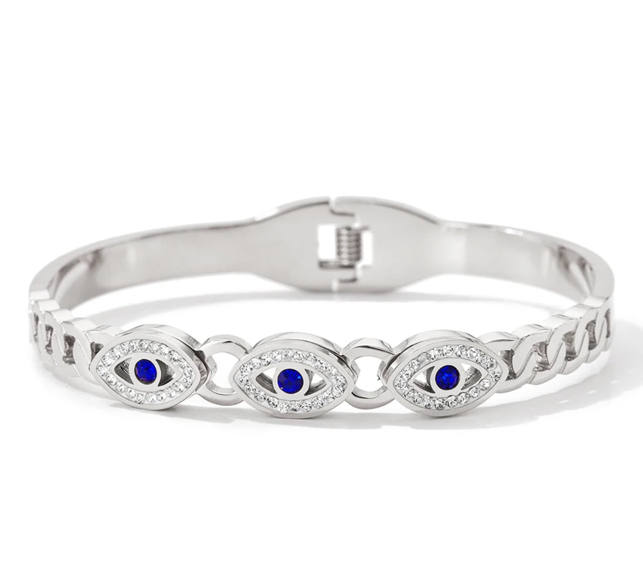 TURKISH EYE STONES BANGLE