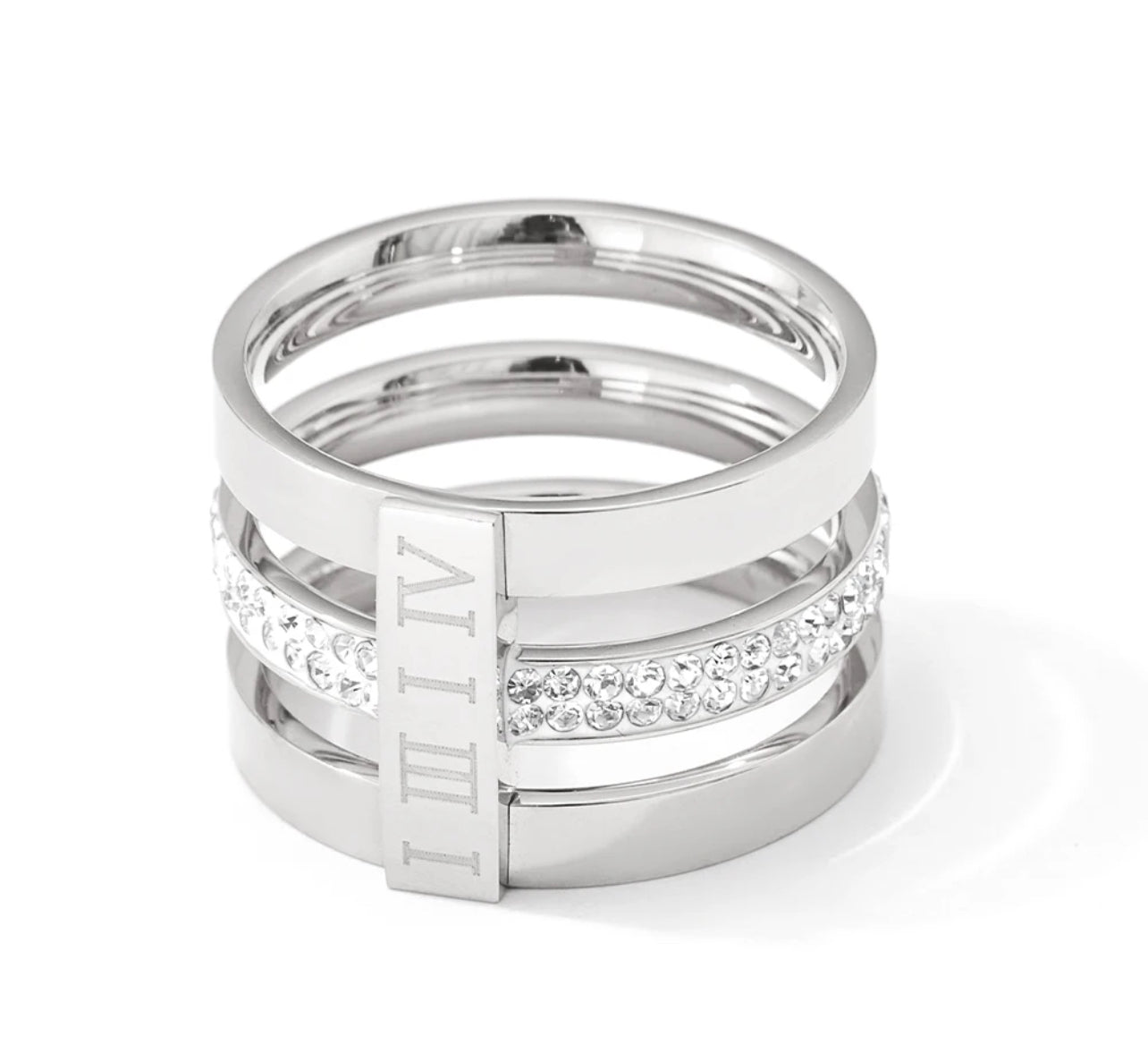 NUMERAL LAYERED RING
