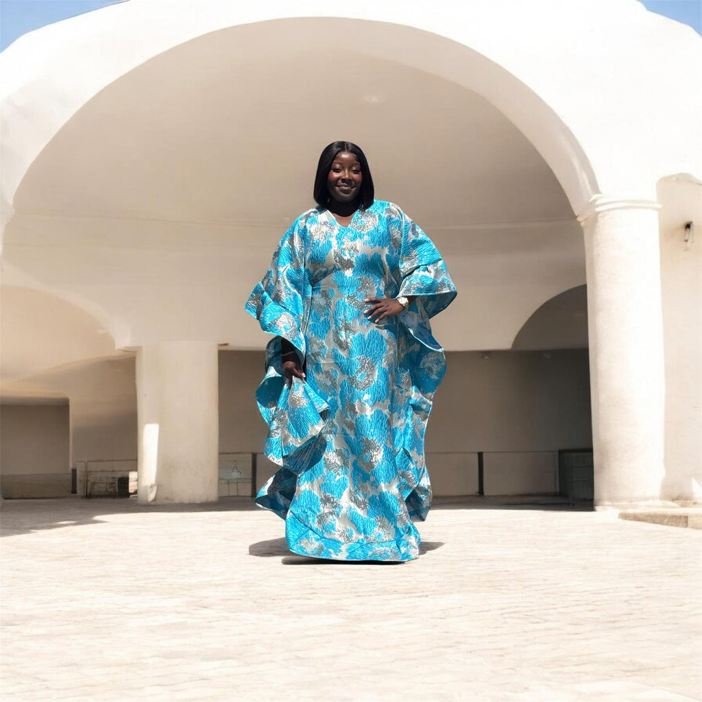 RAKIA LUXURY BUTTERFLY READY TO WEAR AFRICAN BUBU DRESS