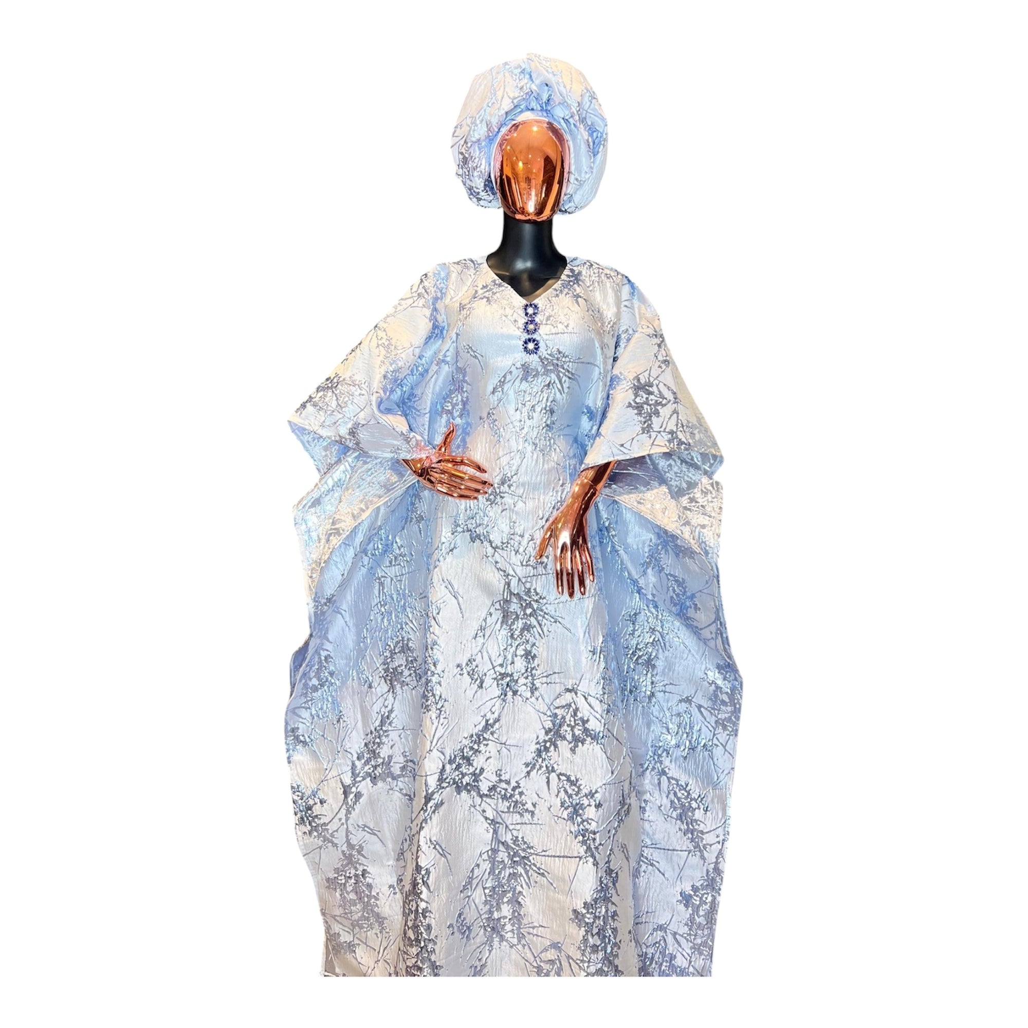 Sky Gold Signature Brocade Boubou