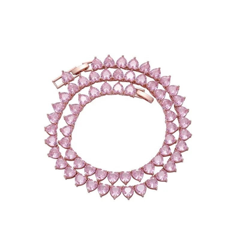 HEART SHAPE TENNIS CHAIN