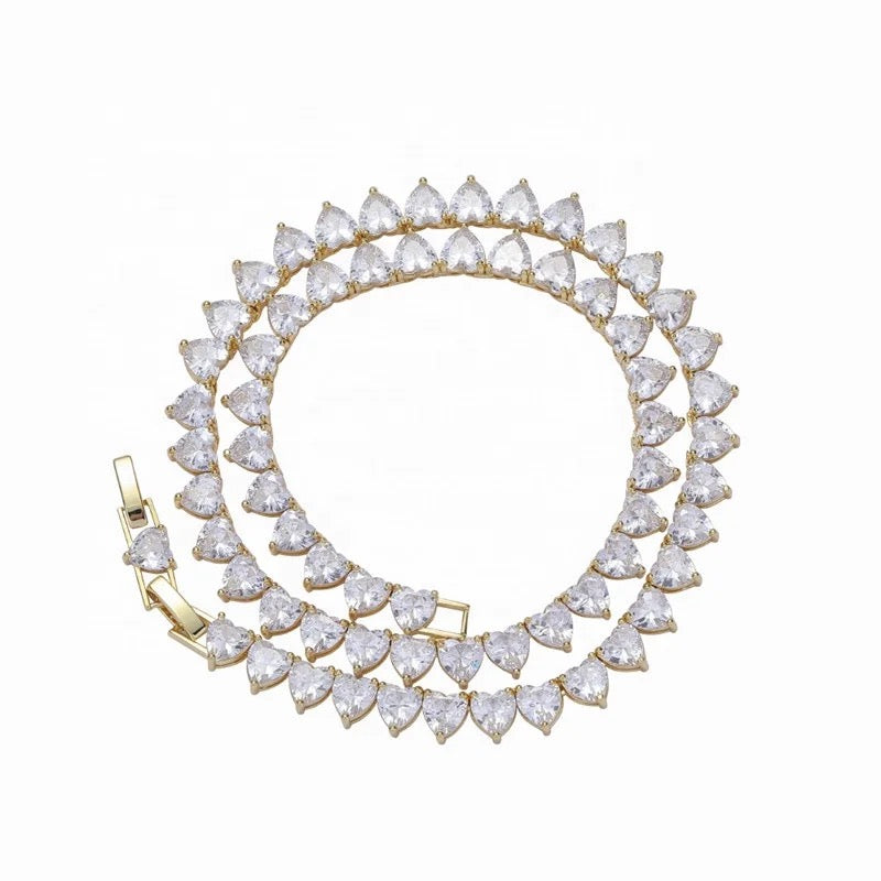 HEART SHAPE TENNIS CHAIN