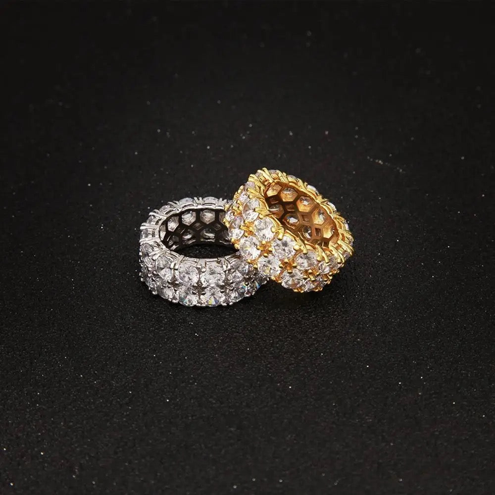 DOUBLE LAYERED ICY RING