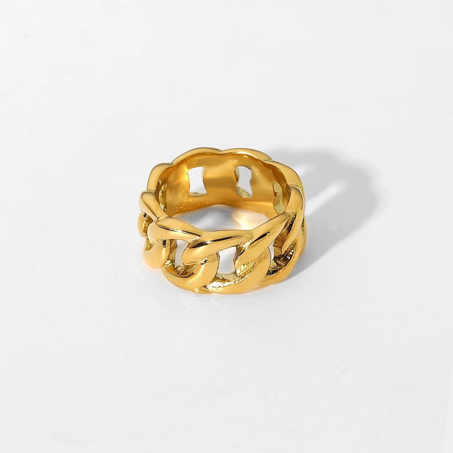 CHUNCKY 9MM CUBAN LINK RING