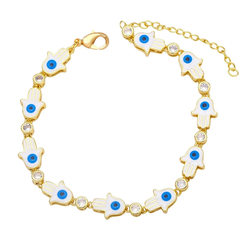 EVIL EYE HAMSA 🪬 BRAVELET