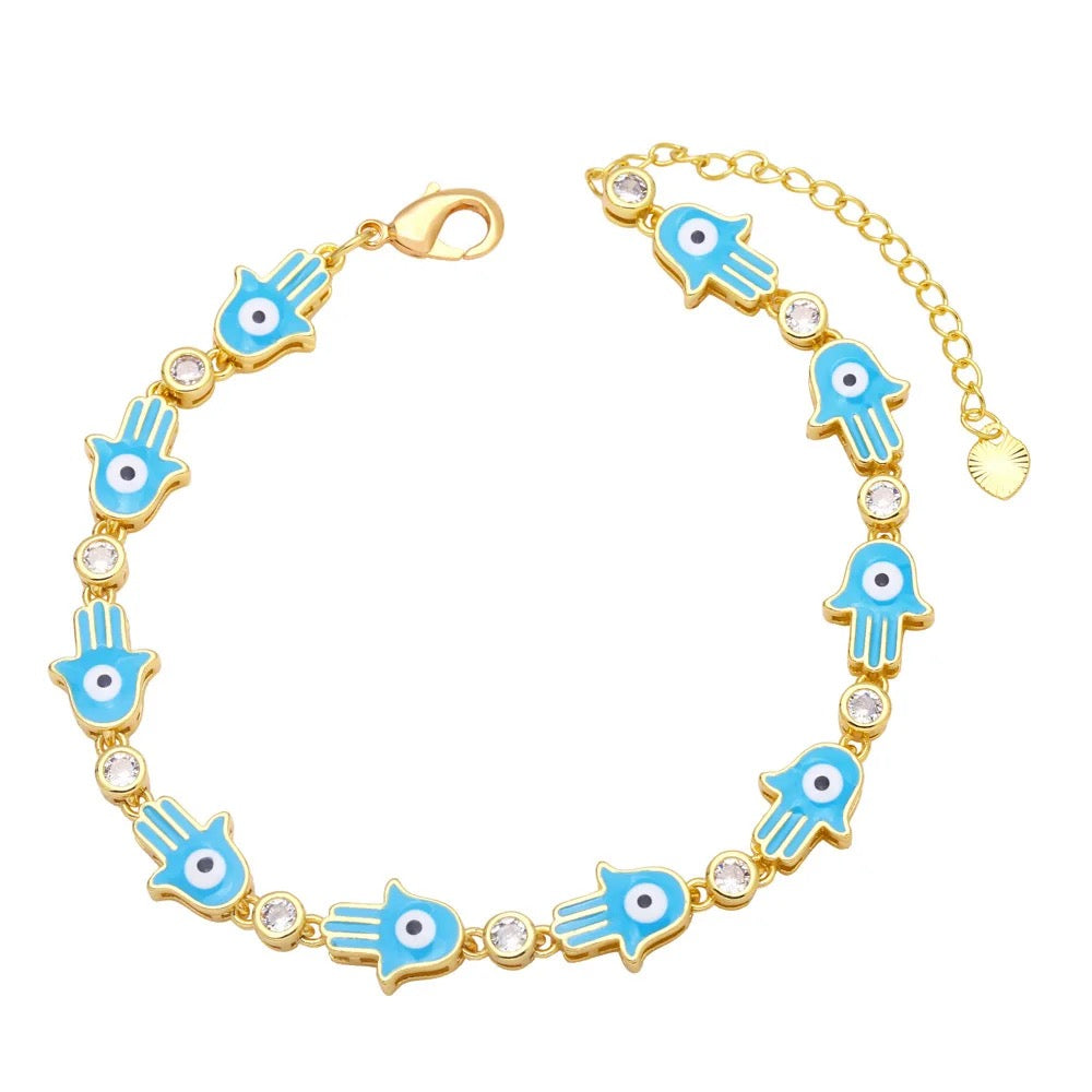 EVIL EYE HAMSA 🪬 BRAVELET