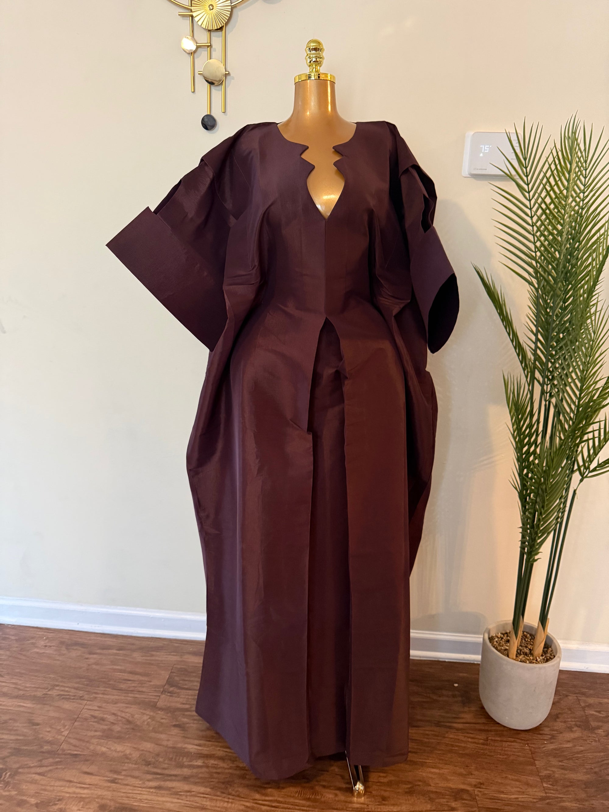 Zari Ready to wear Luxury bubu Nigerian Rich aunty dress Kaftan kimono dress