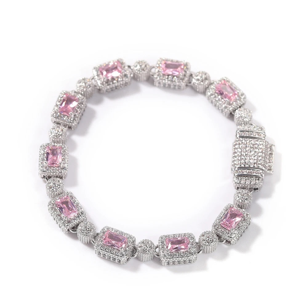 MEGAN TENNIS CHAIN SET (NECKLACE AND BRACELET)
