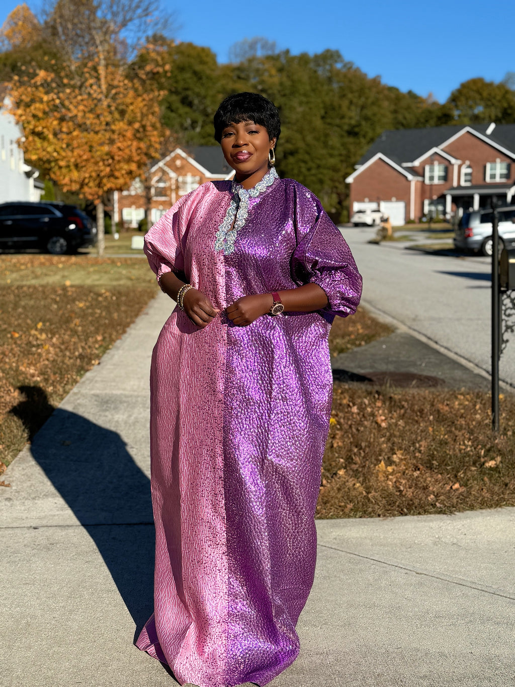 AKUA LUXURY BROCADE BUBU Embellished