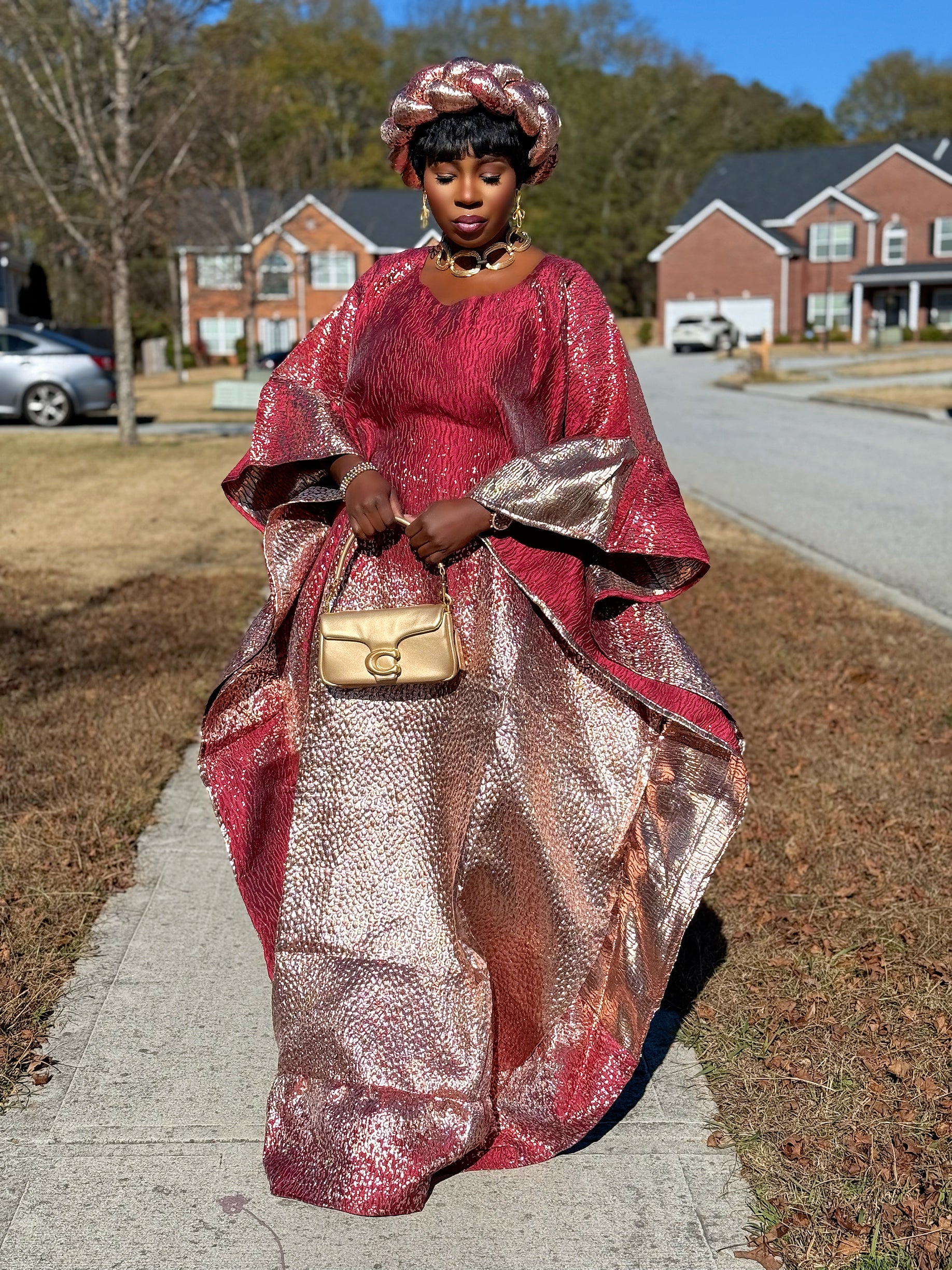 LUXURY BUTTERFLY BUBU DRESS