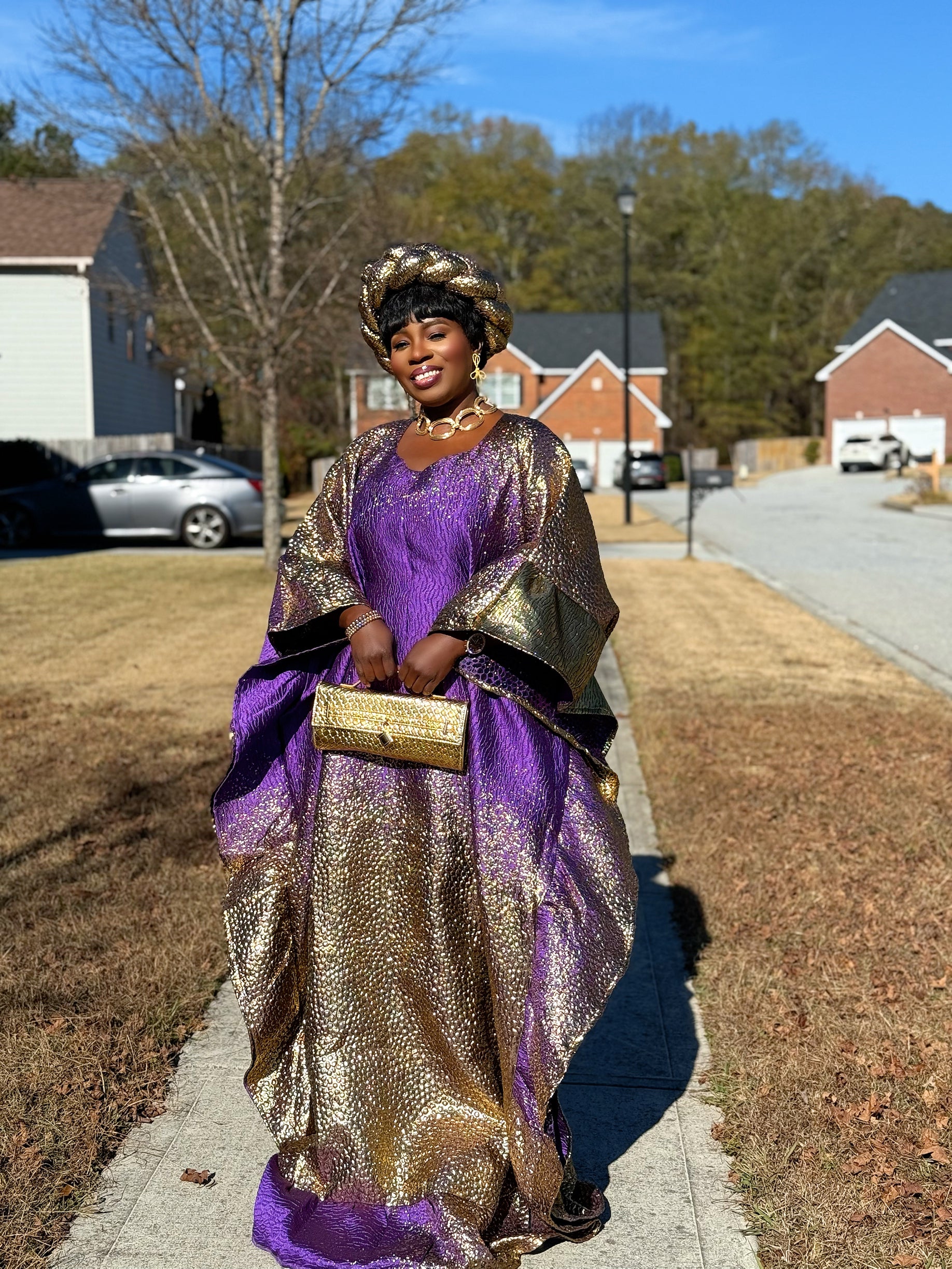 LUXURY BUTTERFLY BUBU DRESS