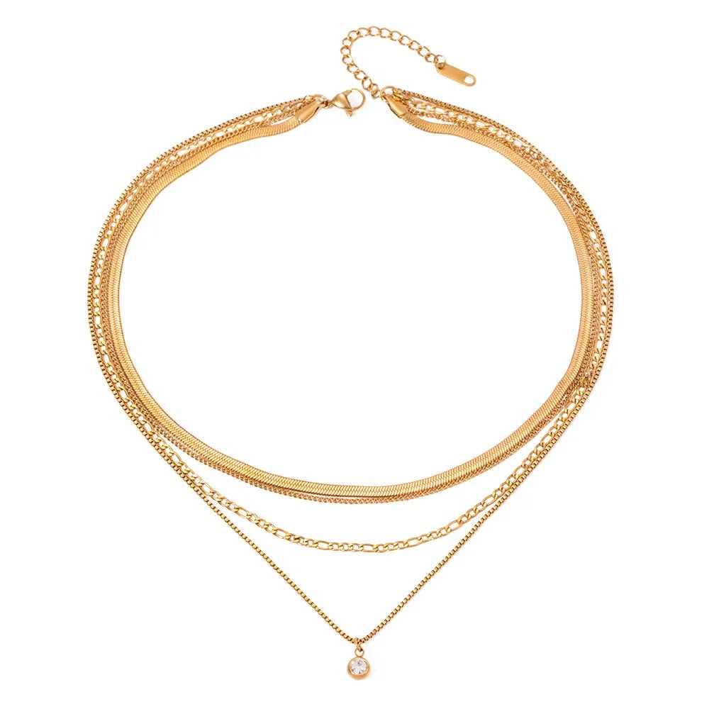 NAOMI FOUR LAYER NECKLACE