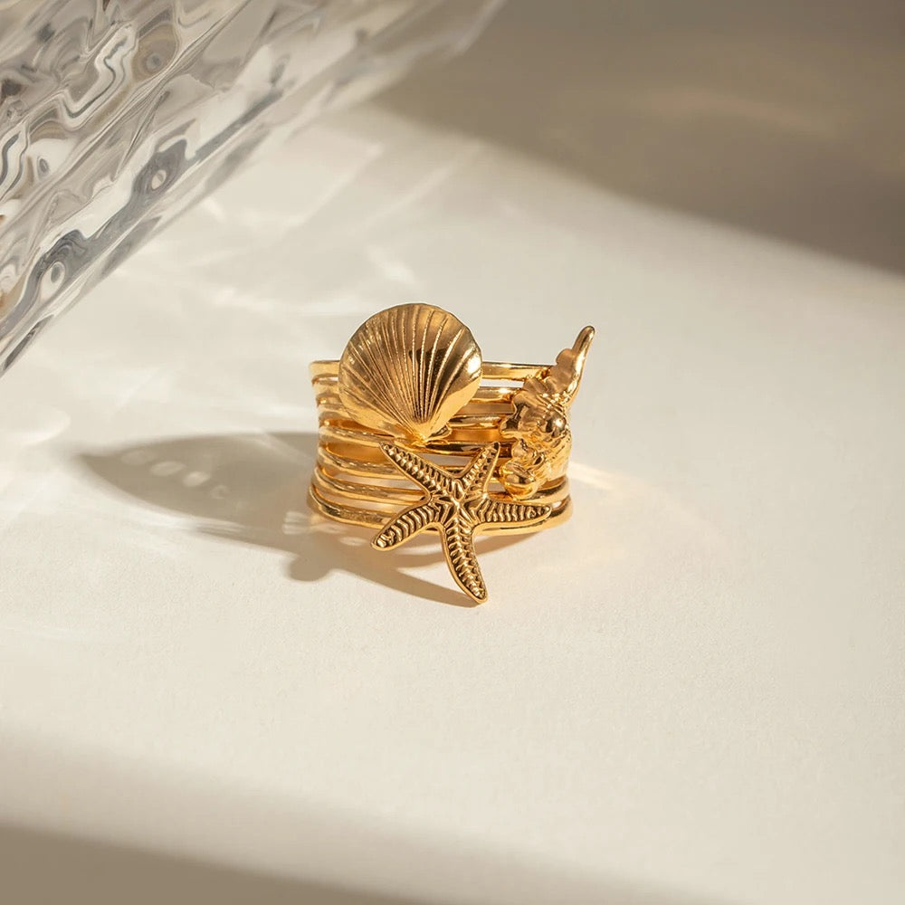 OCEAN ADJUSTABLE RING