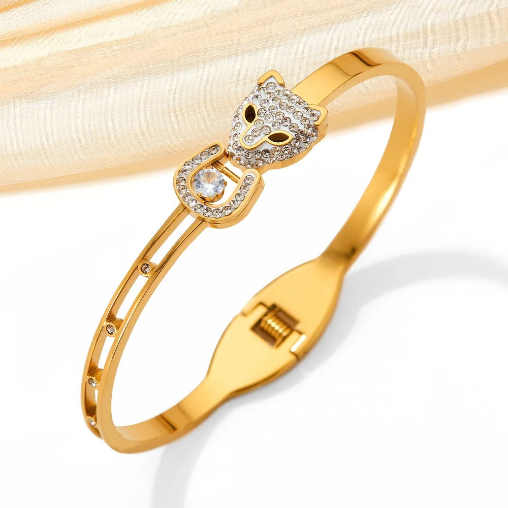 LEOPARD BANGLE
