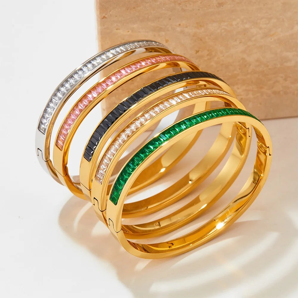 MICRO PAVE CZ BANGLE