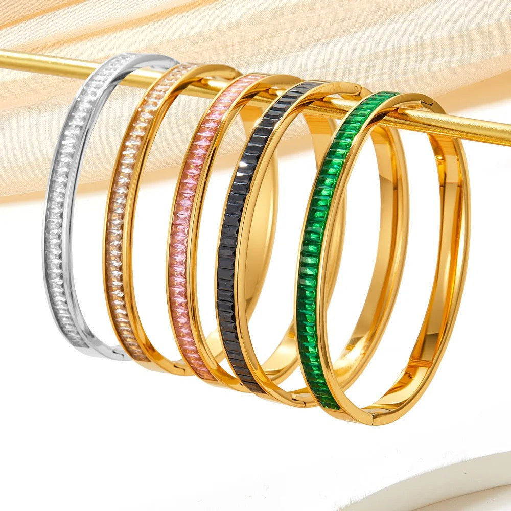MICRO PAVE CZ BANGLE