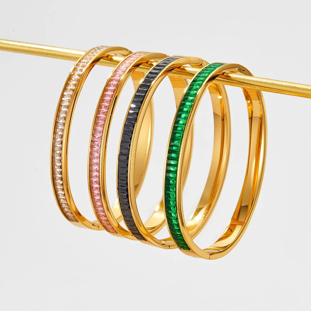 MICRO PAVE CZ BANGLE
