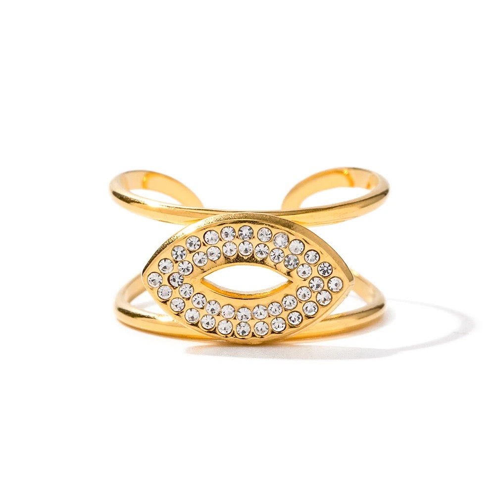 ADJUSTABLE ZIRCON RING