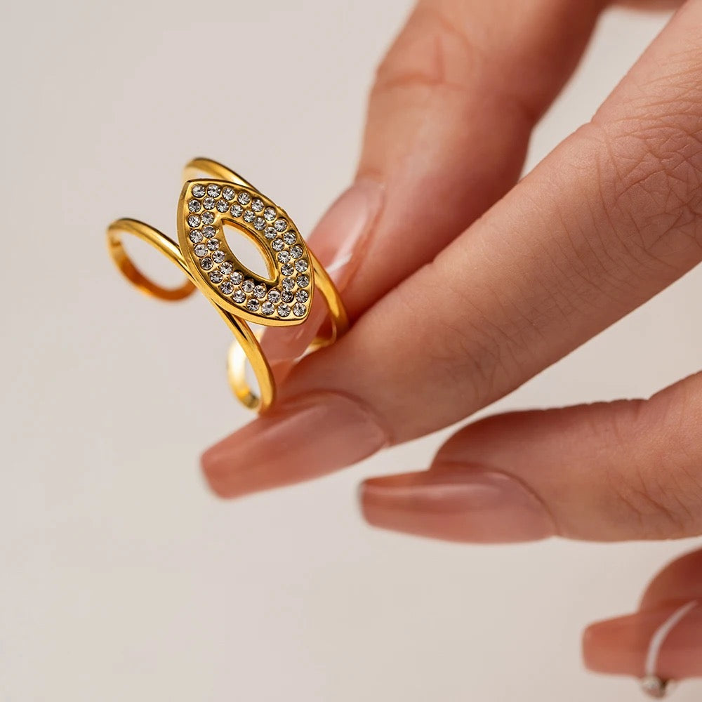 ADJUSTABLE ZIRCON RING