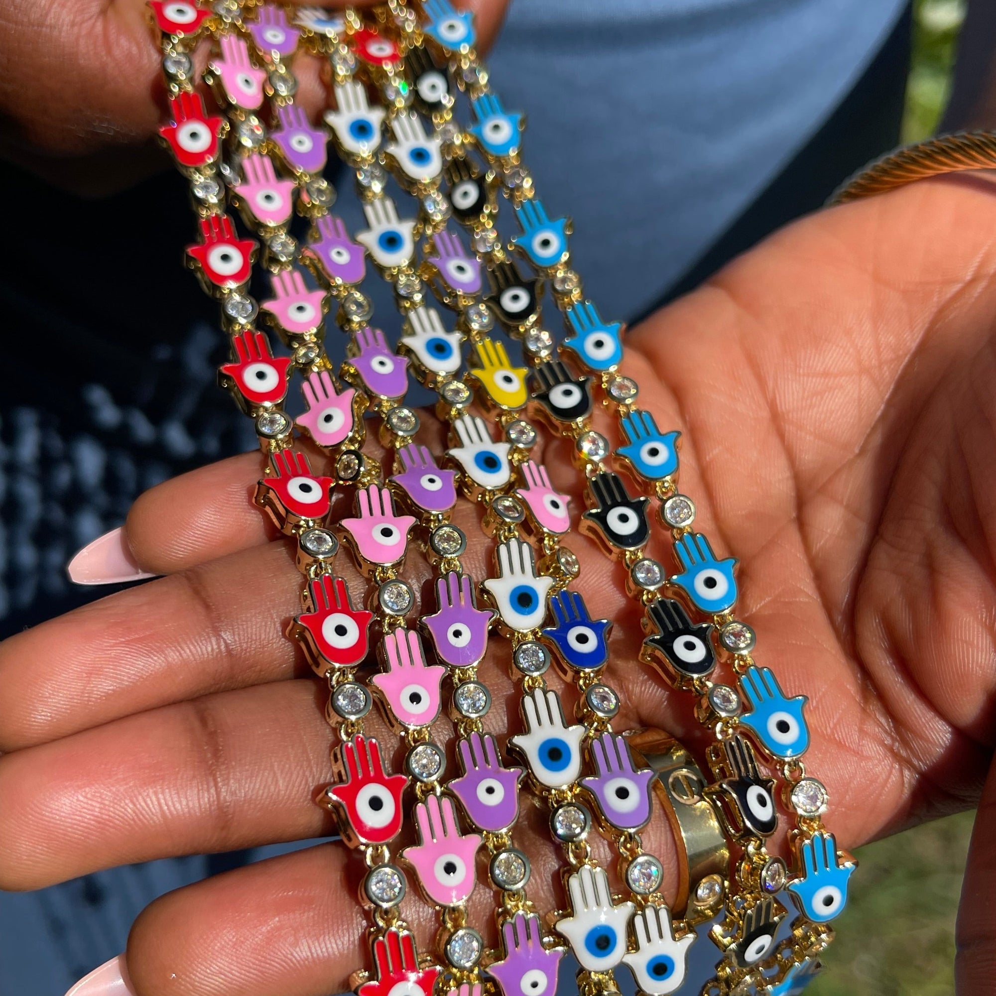 EVIL EYE HAMSA 🪬 BRAVELET
