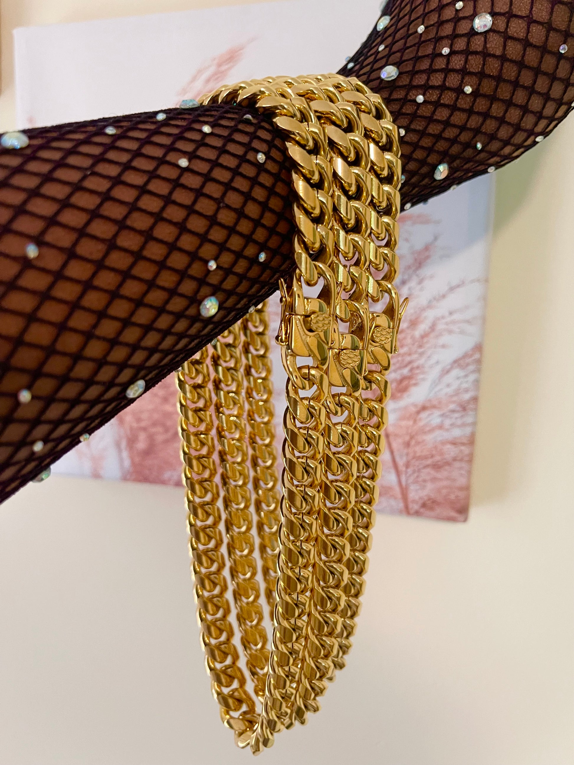 12MM 18K CUBAN LINK NECKLACE