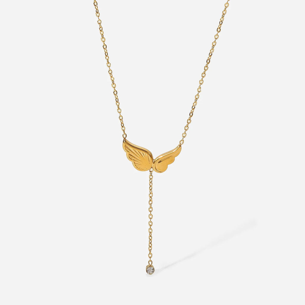 ASYMMETRIC WING NECKLACE