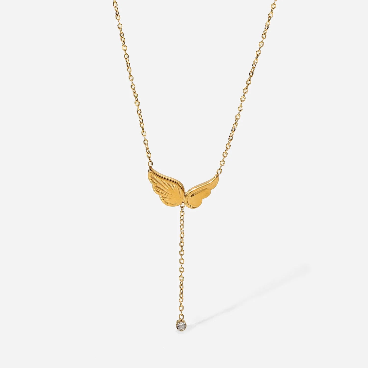 ASYMMETRIC WING NECKLACE