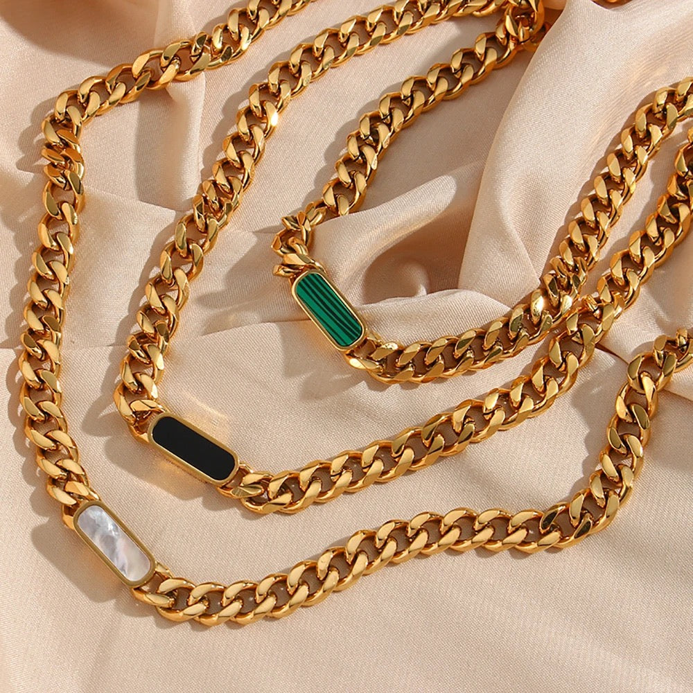 18K CHOKER SET