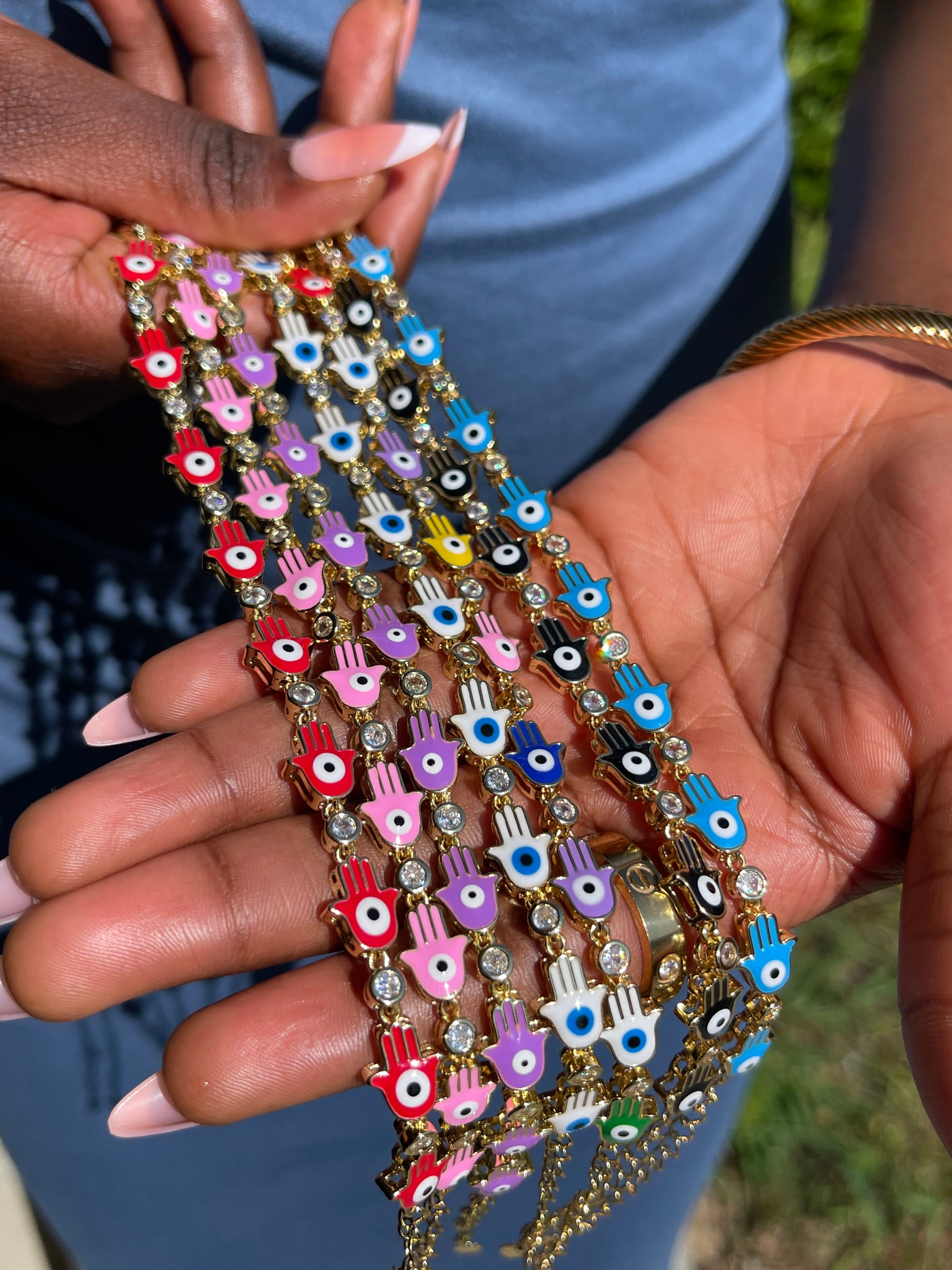 EVIL EYE HAMSA 🪬 BRAVELET