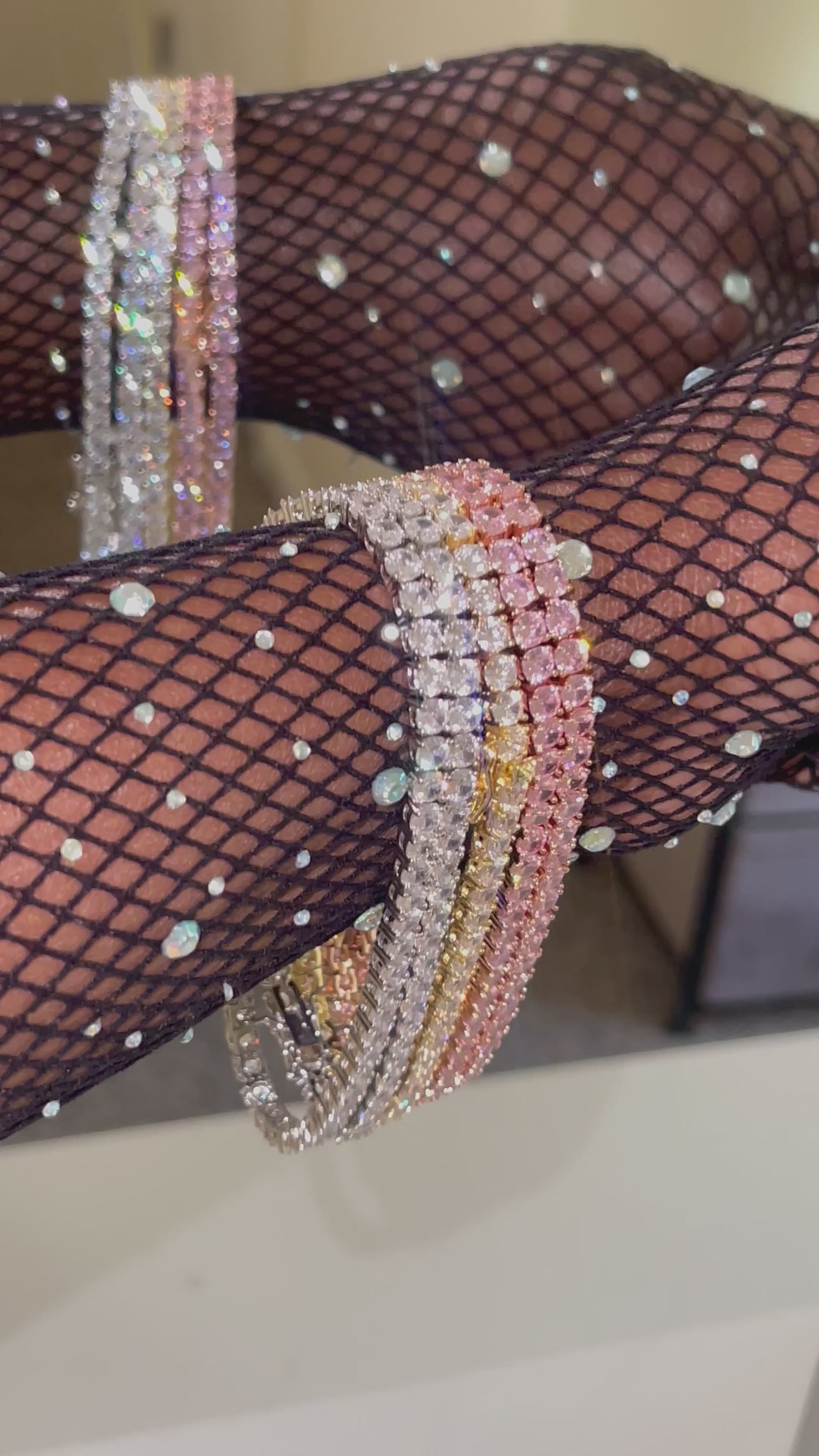 4MM ICY TENNIS CHAIN ANKLET