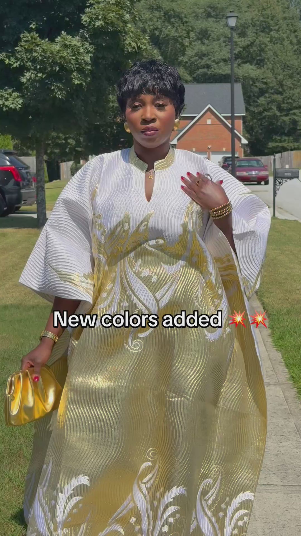 Adebisi Luxury Brocade Bubu with Scarf