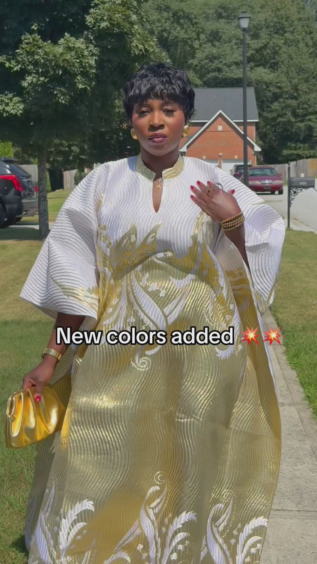 Adebisi Luxury Brocade Bubu with Scarf