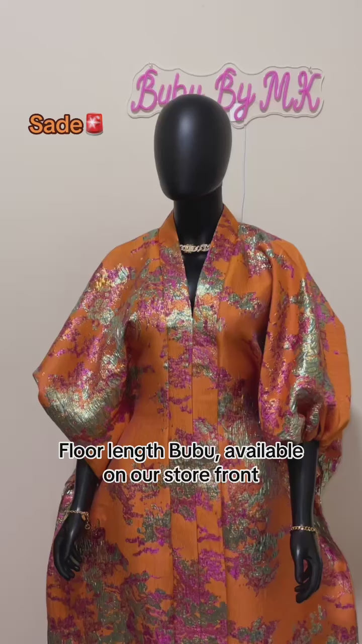 SADE LUXURY AFRICAN READY TO WEAR BUBU | BOUBOU | KAFTAN |KIMONO DRESS