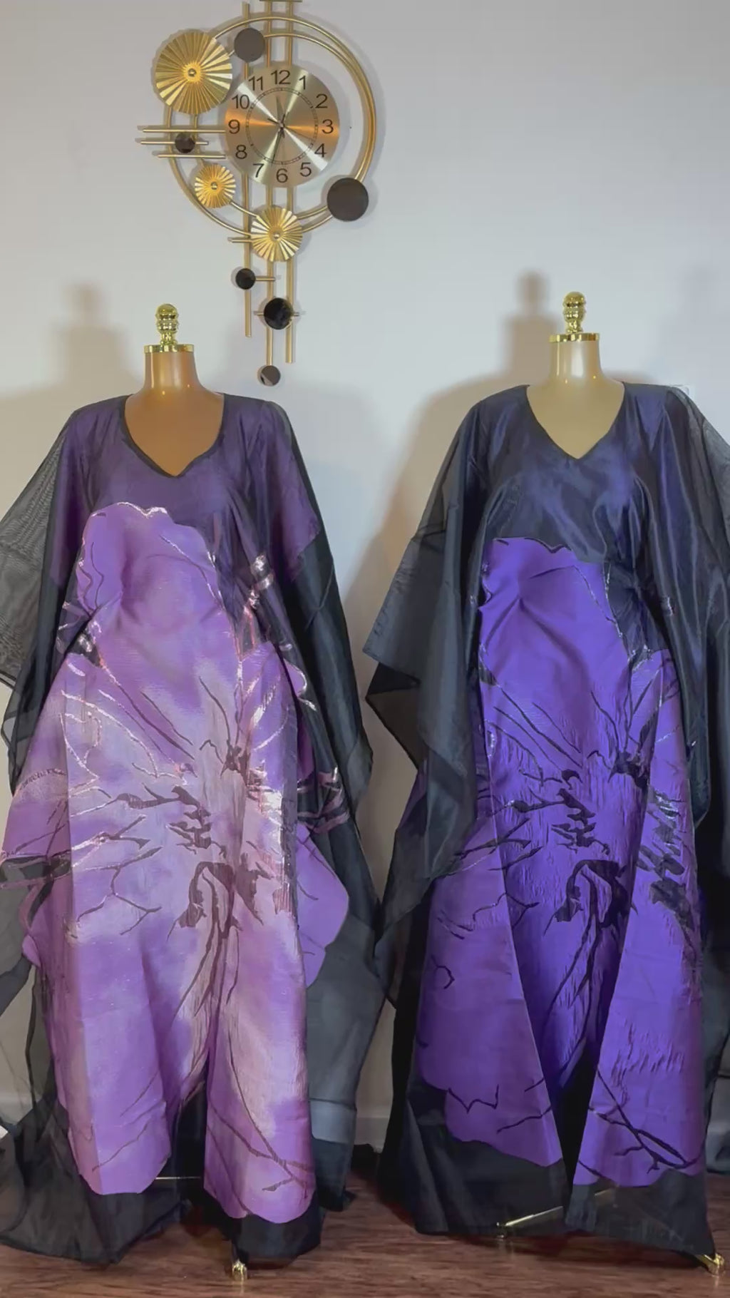 Luxury 3D flower organza boubou set