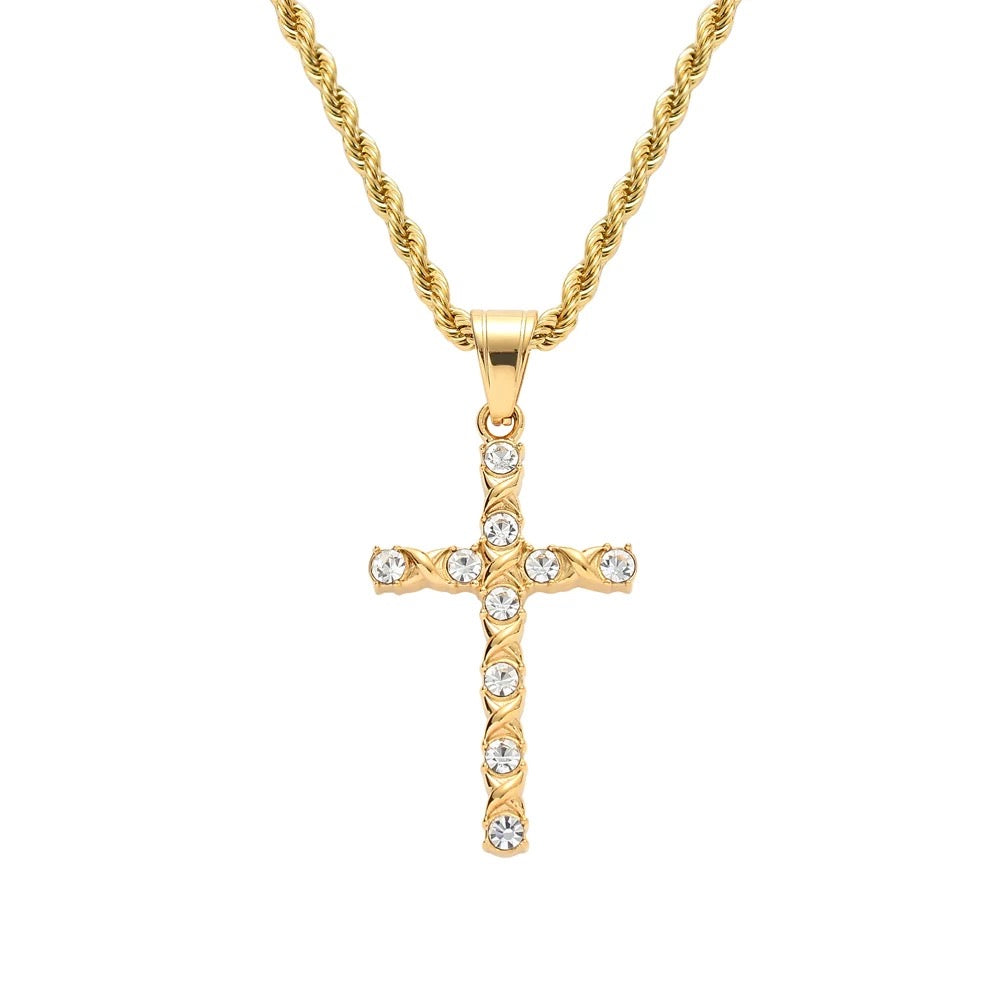GOLDEN CROSS NECKLACE