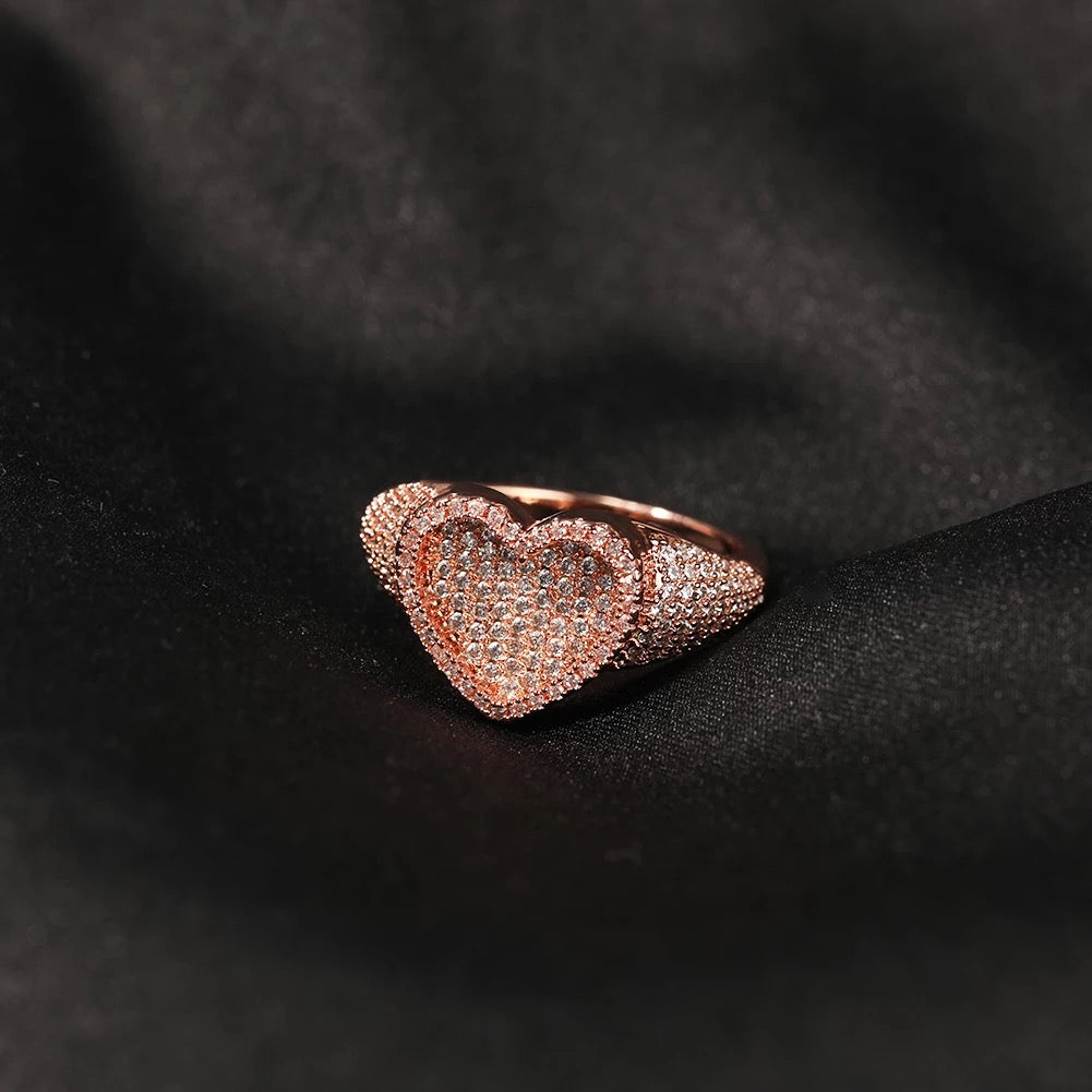 ICY HEART RING 0.2